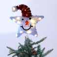 thumbnail image 3 of SDNall Christmas Tree Decorations, Christmas Tree Lights, Christmas Tree Stand, Artificial Christmas Tree, Christmas Tree Star, Christmas Cute Snowman Treetop Star Christmas Tree Home Decoration, 3 of 6