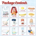 thumbnail image 4 of Play Food Sets, Kitchen Toys, Kitchen Set for Girls 3 Year, Wooden Pretend Play Kitchen Accessories Kids Cutting Food, Pretend Play Fake Food Toys for 3 4 5 6 7 Years Girls Boys, 4 of 8