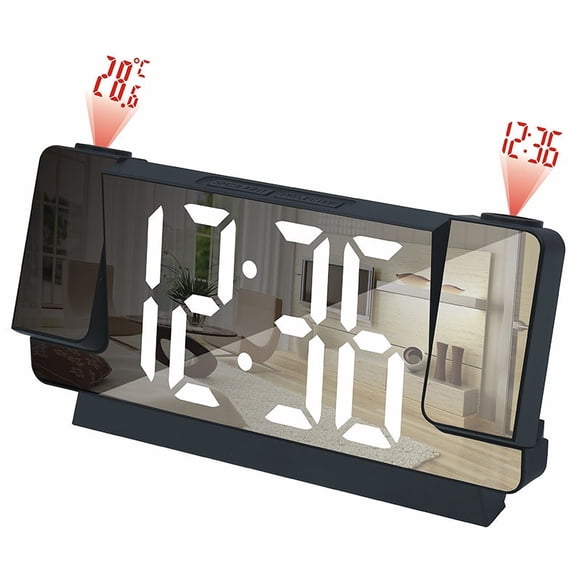 Digital Alarm Clock Led Radio Digital Alarm Clock Creative Snooze Electronic Clock Alarm Configuration Fm Radio Fm 7-Inch Large Screen Display Usb Charging Digital Clock Digital Clock Large Display