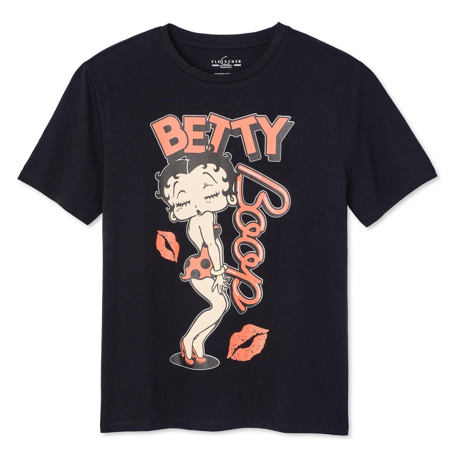 T-shirt à manches courtes Betty Boop pour femmes
