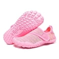 thumbnail image 2 of MIASHUI Chaussures pour Enfants Chaussures pour Hommes et Femmes Chaussures Décontractées de Gué Chaussures d'Extérieur de Plage de Natation de Course Espadrilles, Rose, 10-10,5 Ans, 2 of 6