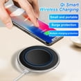 thumbnail image 2 of Wireless Charger Fast Charging Safe Anti-skid QI Efficient Wireless Charging Pad for Mobile Phone, 2 of 10