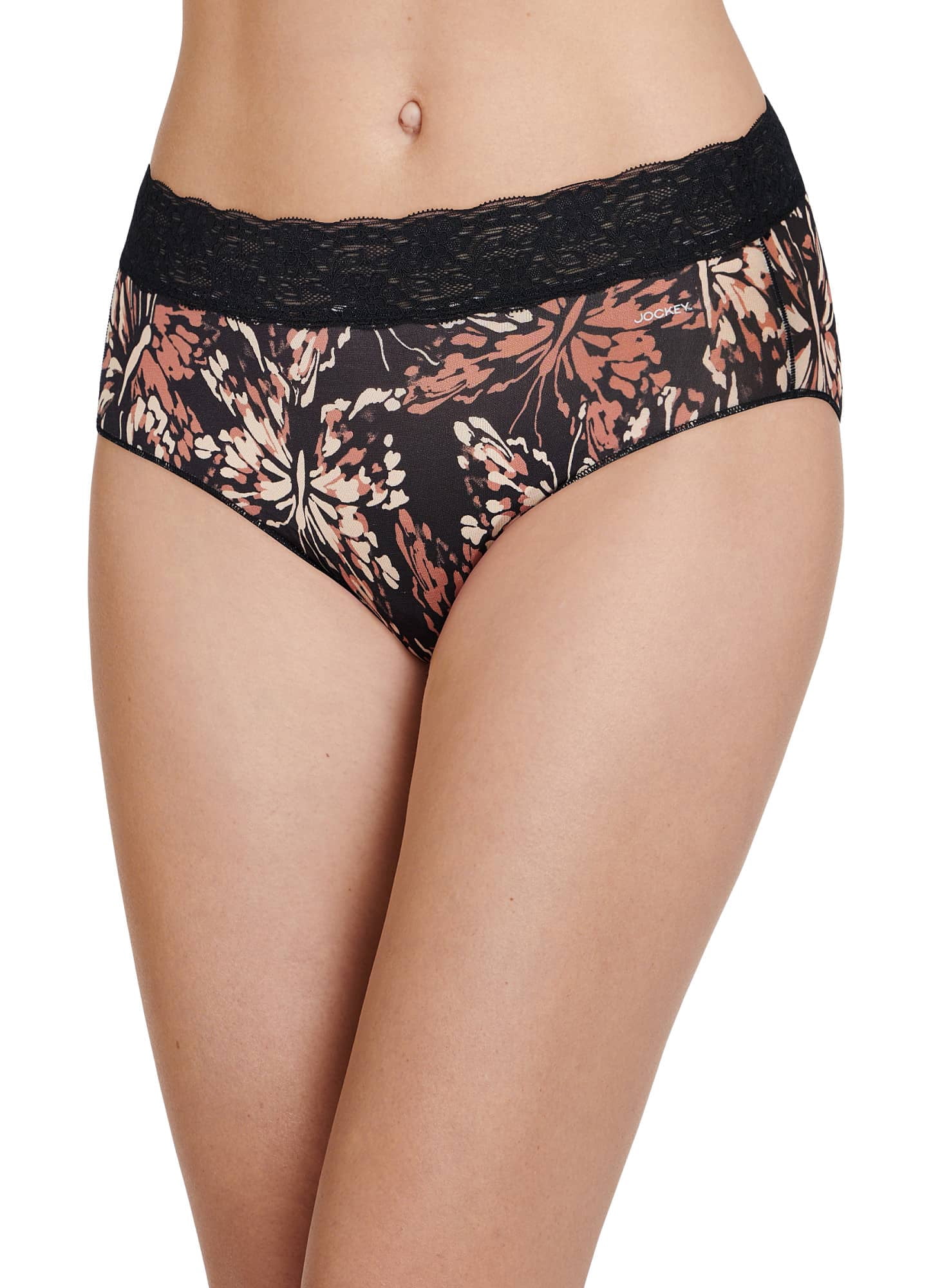 Jockey  No Panty Line Promise  Tactel  Lace Hip Brief