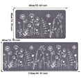 thumbnail image 3 of Product Category Carpet - Doormat Set for Front Door 2 Spring Flower Design Non- Home Mat Comfortable 16x43 inches, 3 of 4