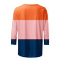 thumbnail image 4 of Pompotops T-shirt d'Été pour Femme, Mode, Ajusté, à Nouer, Col Rond, Manches Courtes, Liquidation, 4 of 5