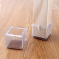 thumbnail image 4 of 4Pcs Chair Leg Protectors for Furniture Table Cover Hardwood Floors with Felt Bottom, 4 of 5