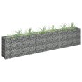 thumbnail image 1 of vidaXL Gabion Lit Surélevé Acier Galvanisé 270x30x60 cm, 1 of 4