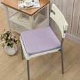 thumbnail image 4 of Cozival Coussin de Siège Antidérapant, Coussin d'Extérieur à Sangle Carrée - Coussin de Siège de Jardin/patio Résistant aux Intempéries pour Chaise et Tabouret - Lavable à la Machine, Coussin de Siège d'Extérieur, Gris, 4 of 5