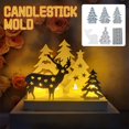 thumbnail image 3 of Moule en Plâtre Chandelier Quatre Christamas Treey N5K4, 3 of 8