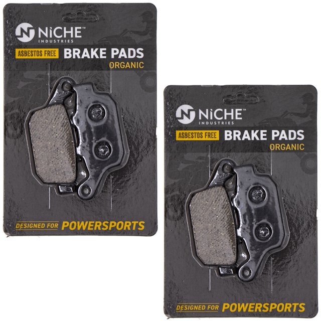 Niche Rear Brake Pad Set for Triumph Sprint Organic Motorcycle 2 Pack 519-KPA2559D
