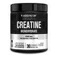 thumbnail image 1 of Jacked Factory Creatine Monohydrate Powder 150g - Canadian-Owned Informed Choice Certified Supplement for Increased Muscle Mass*, Improved Strength, Power, & Performance** - 30 Servings, Unflavored, 1 of 9