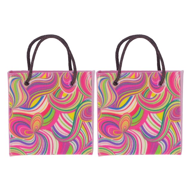 Sacs en Papier pour Maison de Poupée 1:12, Sacs en Papier Miniatures, Sac de Courses Miniature pour Maison de Poupée, Accessoires pour Maison de Poupée 2 Pcs 1:12, Sacs en Papier Simulation Innovants pour Maison de Poupée