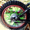 thumbnail image 4 of Ensemble de Décoration de Rayons de Roue Verts 72 Pcs Manchon de Décoration de Rayons de Roue Bicyclette Motocyclette Ensemble de Rayons Colorés, 4 of 6