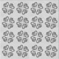 thumbnail image 1 of Ahgly Tapis d'Intérieur Lavable en Machine Carré Transitionnel Gris Platine, 8 Pieds Carré, 1 of 7
