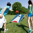 thumbnail image 4 of Costway 3 x 2 FT Cornhole Board Set with Foldable Legs & Side Handle 8 Bean Bags Included, 4 of 9