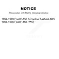 thumbnail image 2 of CMX Front Rear Disc Brake Rotors Drums Kit for Car Ford F-150 E-150 Econoline K8-102217, 2 of 11