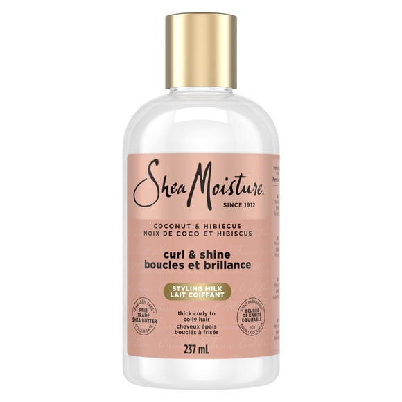 SheaMoisture Leave-in Conditioner Styling Milk Curl & Shine Coconut & Hibiscus, 237 ml