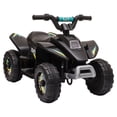 thumbnail image 1 of Aosom Kids Ride on ATV, 6V Battery Powered Quad Car for 18-36 Months, Black, 1 of 9
