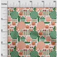 thumbnail image 2 of oneOone Velvet Orange Fabric Beach Fabric For Sewing Printed Craft Fabric By The Yard 58 Inch Wide, 2 of 4