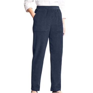 Cameland Vintage Corduroy Pants for Women Straight Leg Pants Fall Winter Lounge Work Comfy Trousers with Pockets Holiday Gifts