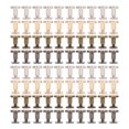 thumbnail image 2 of Metal Chicago Binding Screws,80 Pcs Book Binding Chicago Screws Book Binding Screw Exceptional Craftsmanship, 2 of 14