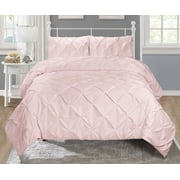 Swift Home Pintuck Duvet Cover Set