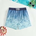 thumbnail image 2 of MIASHUI Boys Swim Trunks Summer Print Shorts Beachwear Clothes,Blue,6-7 Years, 2 of 6