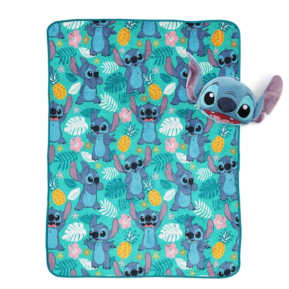 Lilo & Stitch Nogginz Pillow and Travel Blanket Set