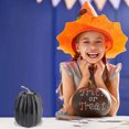 thumbnail image 4 of Decorative Pumpkin Figurine Perfect Fall Home For Thanksgiving And Halloween", 4 of 8