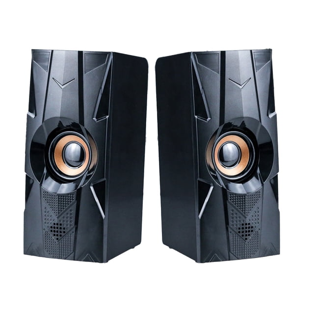 Wired Speaker System With No Delay Plug And Play Surround Sound For Home Theater And Computer Use