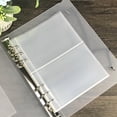 thumbnail image 3 of Luckyn Multi Compartments Binder Photo Album 10 Pcs A5 Binder Sleeves Refillable Notebook Photocard Name Card ID Holder, 3 of 9
