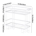thumbnail image 3 of EGNMCR Closet Organizers and Storage, Kitchen Organization Toilet Tank Rack Multifunctional Bathroom Shower Storage Rack Toilet Top Rack Toilets Storage Rack, 3 of 6