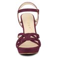 thumbnail image 3 of BLISSFUL STEP Sandales à Talons Aiguilles à Brides, Plateforme, Slingback pour Femmes, 3 of 7