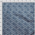 thumbnail image 3 of oneOone Georgette Viscose Dark Navy Blue2 Fabric Geometric African Sewing Craft Projects Fabric Prints By Yard 42 Inch Wide, 3 of 4