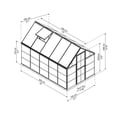 thumbnail image 3 of CANOPIA by PALRAM Hybrid 6 ft. x 10 ft. Greenhouse Kit - Silver, 3 of 8