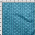 thumbnail image 4 of oneOone Rayon Turquoise Blue Fabric Damask Fabric For Sewing Printed Craft Fabric By The Yard 56 Inch Wide, 4 of 5