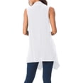 thumbnail image 3 of Jsaierl Womens Lightweight Cardigans Sleeveless Open Front Cardigan Print Cute Top Breathable Soft Kimono Cardigans 2024, 3 of 3