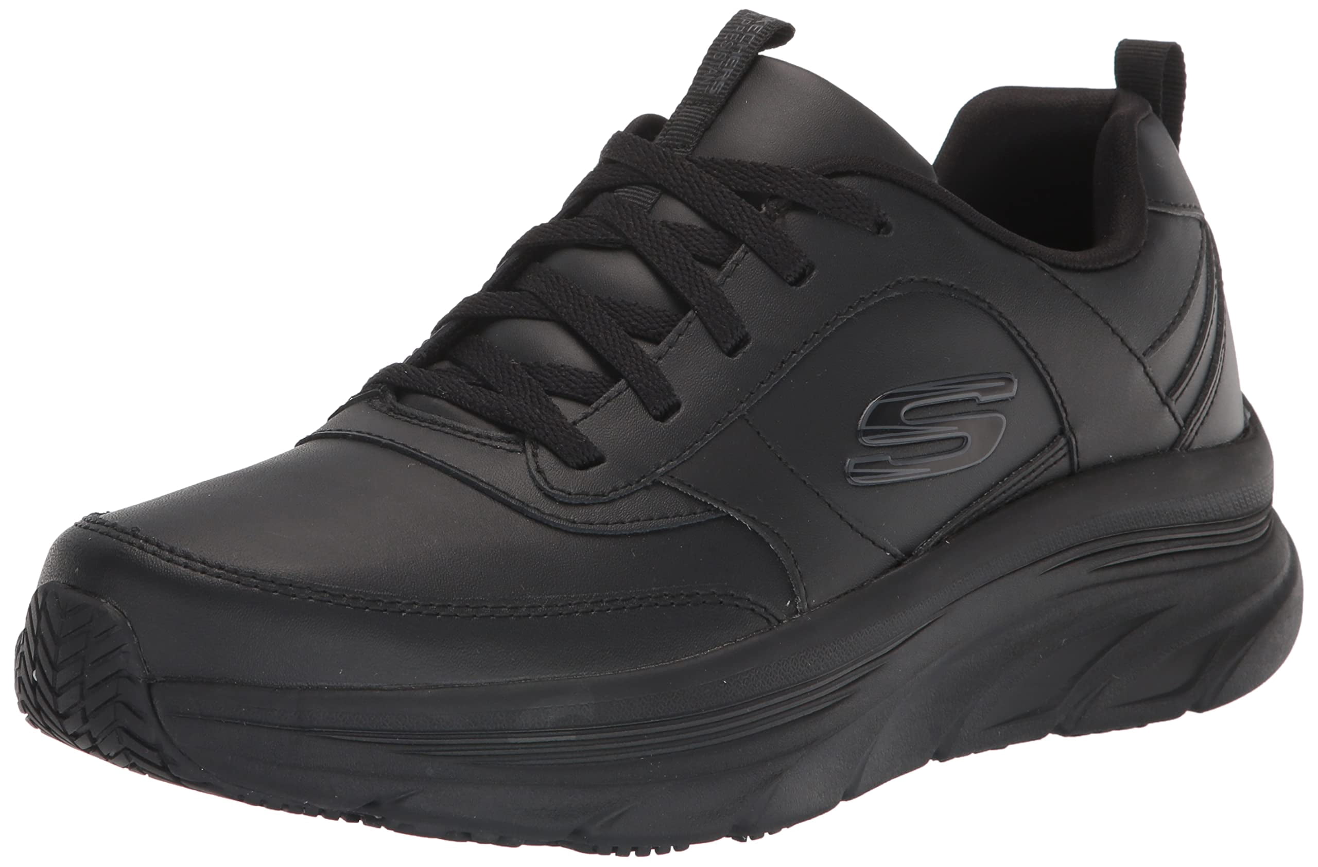 Skechers Men's Splendal Food Service Shoe, Black, 11 Wide