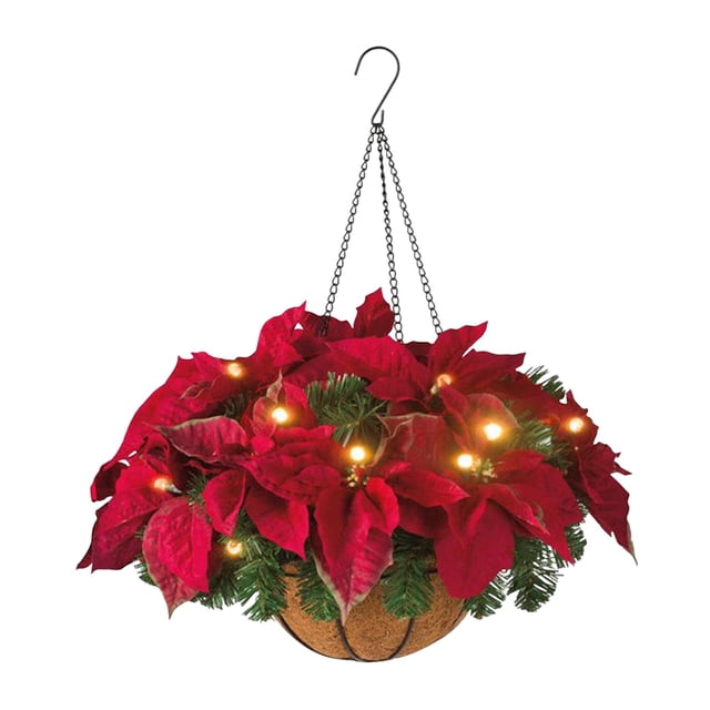 Artificial Hanging Flowers Basket with Courtyard Indoor Flowerpot