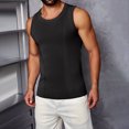 thumbnail image 1 of Styesk Tank Tops Men Men's Solid Color Fashionable Leisure Fitness Sports Slim Tank, 1 of 4