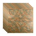 thumbnail image 1 of Fasade Traditional 5 Vinyl 2ft x 2ft Lay In Ceiling Panel Copper Fantasy 5 Pack, 1 of 4