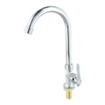 thumbnail image 3 of Robinet à Eau Froide pour Évier Robinet de Cuisine pour Évier Levier Unique Trou Robinet Eau Froide, 3 of 9