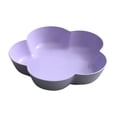 thumbnail image 2 of Assiettes en Paille de Blé - Plats Réutilisables pour Dessert, Salade et Collations, Compatibles Micro-Ondes et Lave-Vaisselle, Assiettes de Service de Forme Florale, Violet, JKODE, 2 of 9