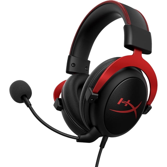 Remis à Neuf (Bon) HyperX Cloud II Casque de Jeu - Rouge - KHX-HSCP-RD