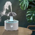 thumbnail image 4 of 7 Color LED Aromatherapy Diffuser Rotating Umbrella with Water Droplets Timer Settings Auto Shut Off, 4 of 8