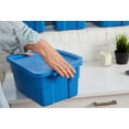 thumbnail image 3 of 11.3 L (3 gal.) Roughneck® Tote- Blue, 3 of 5