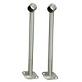 thumbnail image 1 of 2pcs Stainless Steel Wardrobe Pipe Lever Rod Holder Socket Closet Lever Support Curtain Rod Brackets 400mm, 1 of 8