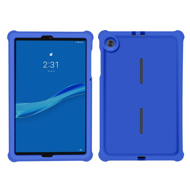 For Lenovo Tab M10 FHD Plus TB-606FXM 10.3 Inch Tablet Cover Soft Silicone Rugged Case Blue Lenovo M10 Plus 10.3