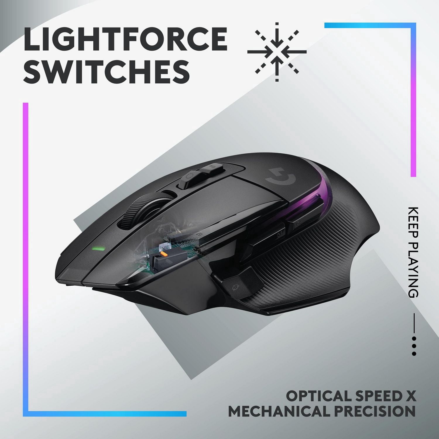 Logitech G502 X PLUS LIGHTSPEED Wireless RGB Gaming Mouse
