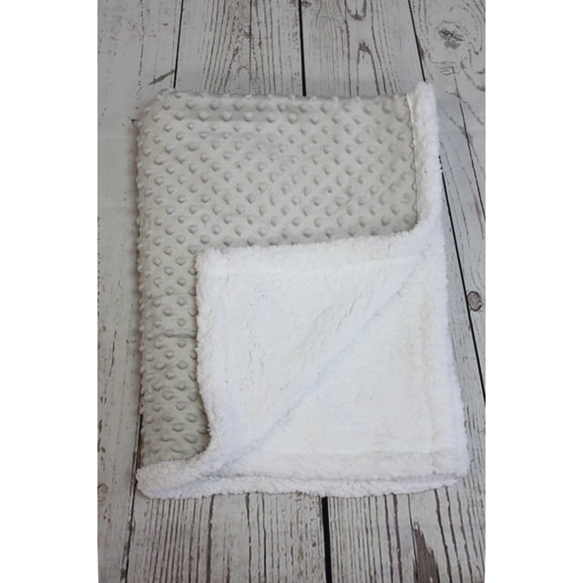 Tendertyme Couverture Sherpa Maïs Soufflé - Gris